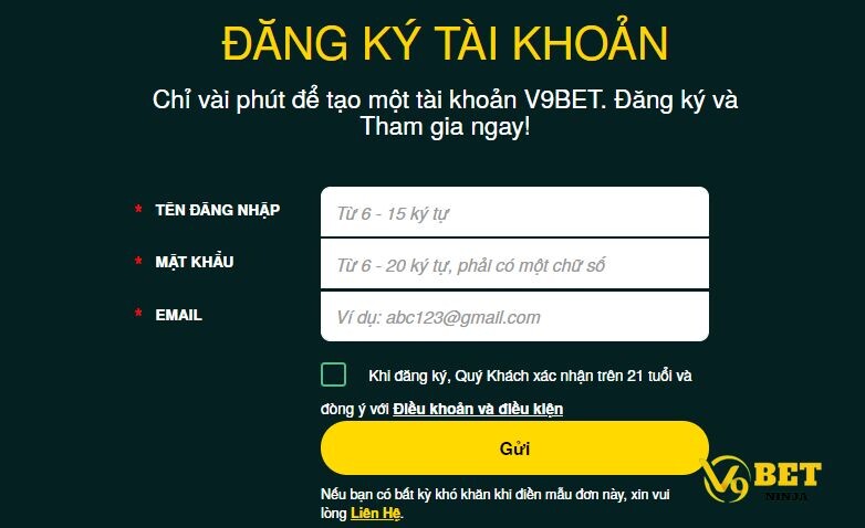 Gặp vấn đề trong quá trình đăng ký hoặc là đăng nhập