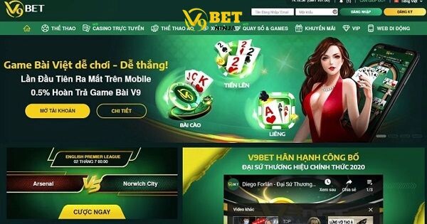 Tỷ lệ thưởng tại Casino V9bet cực kỳ cao, hấp dẫn