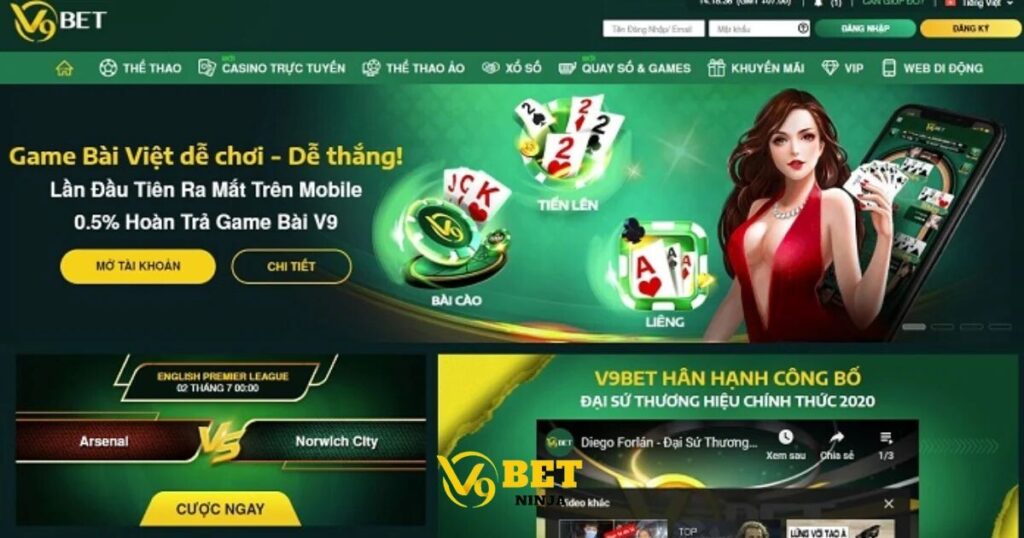 Giới thiệu nhà cái V9bet tổng quan