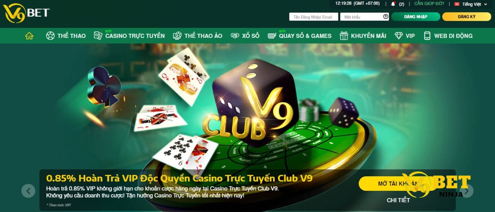 Hướng dẫn đăng ký tài khoản tại V9bet