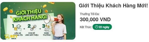 Giới thiệu khách hàng nhận 300.000đ/người